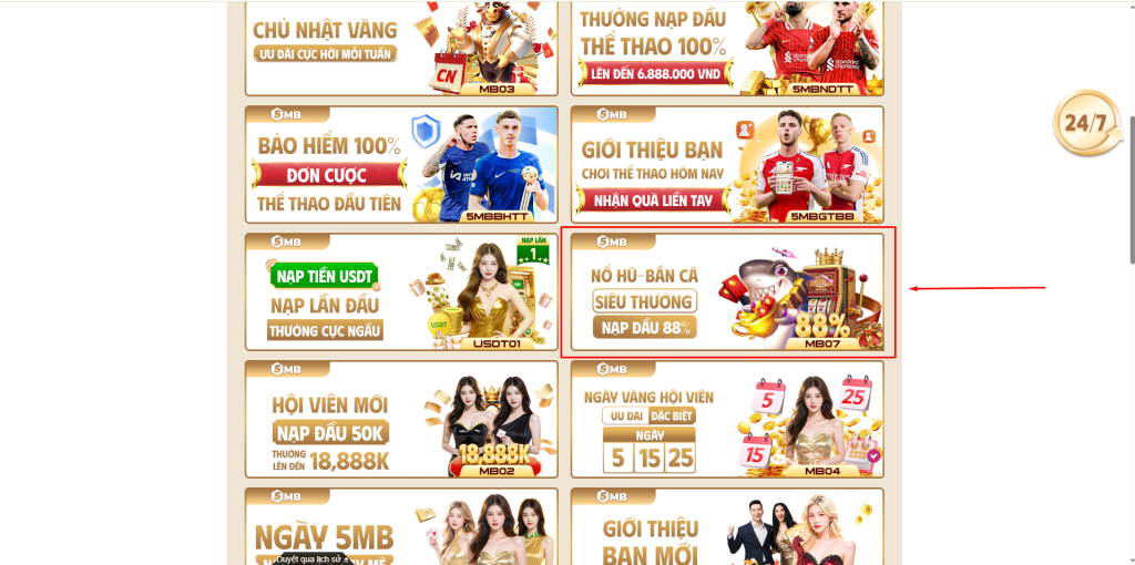 5MB - Đăng Ký 5MB Và Nhận Khuyến Mãi 88%