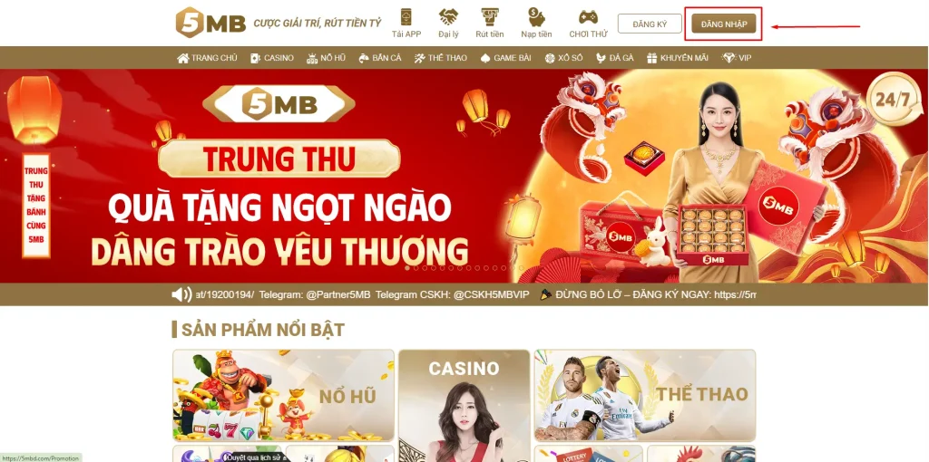 Đăng Nhập 5MB – Link Đăng Nhập 5MB Chính Thức 2025